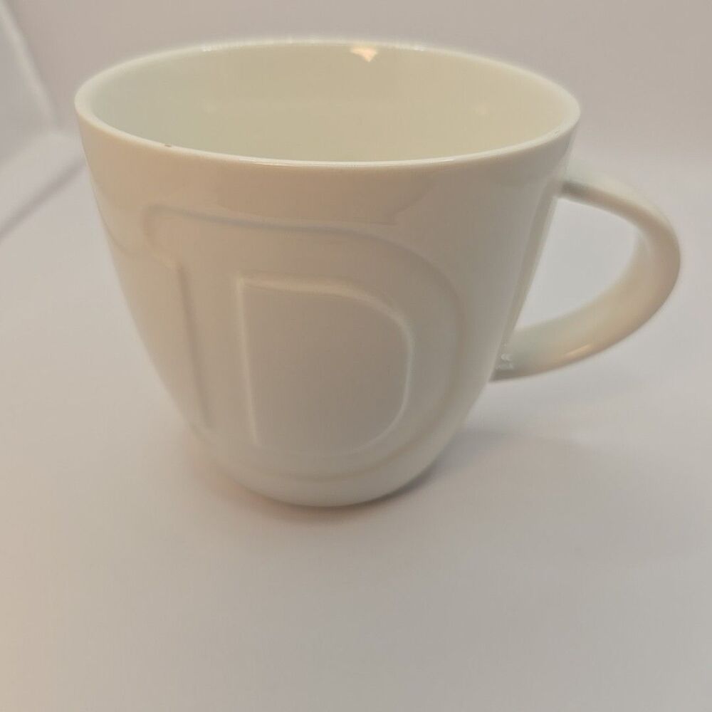 Keith Brymer Jones | D | Porcelain White Alphabet Mug
